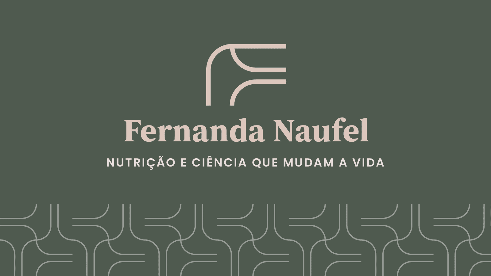 Variação do logotipo da marca Fernanda Naufel