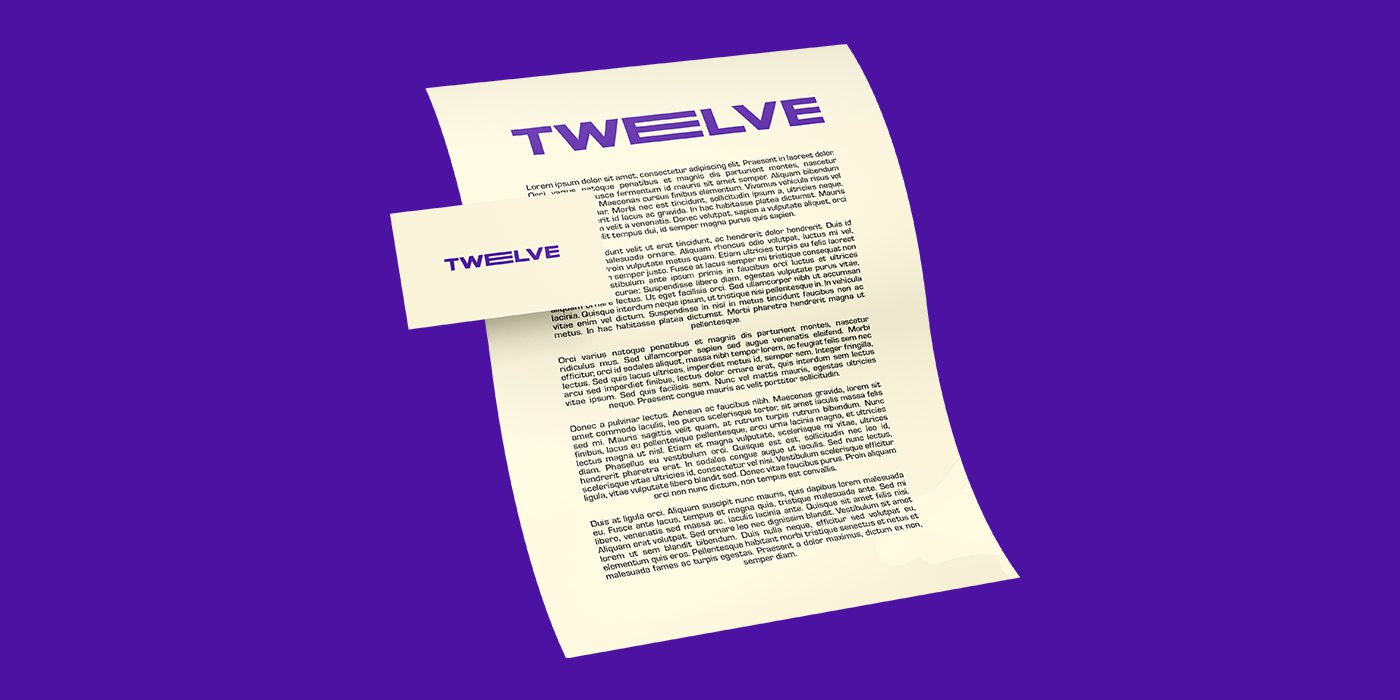 Papelaria da Twelve Streetwear